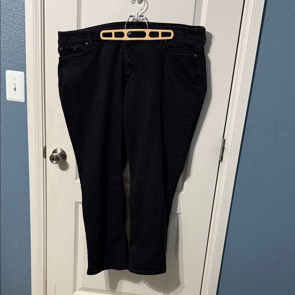 St John’s Bay Women's Black Jeans 24w